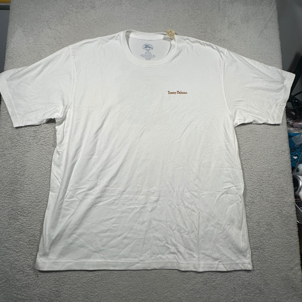 Tommy Bahama T-Shirt Mens XXL White Last Of The Mojitos Graphic Relax Tee NWT